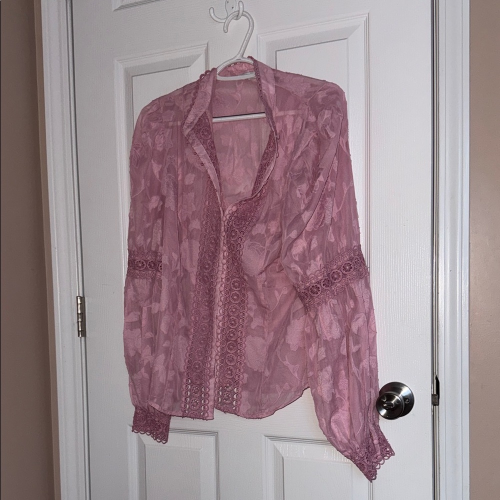 Pink Button Down